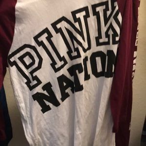 Pink victoria secret set worn once